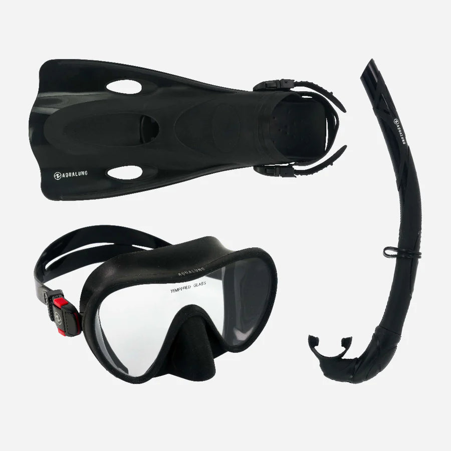 Aqualung Nabul Snorkelling Set Black | Dive Rutland