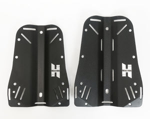 Halcyon Carbon Fibre Backplate Comparison | Dive Rutland