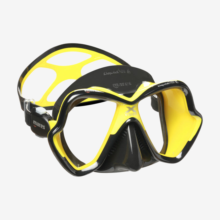 Mares_XVision_Ultra_Liquidskin_Black_Yellow | Dive Rutland