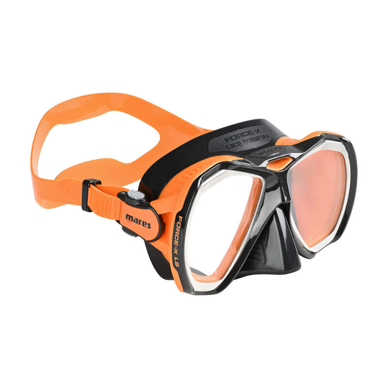 Mares Force-X LS Mask Orange | Dive Rutland