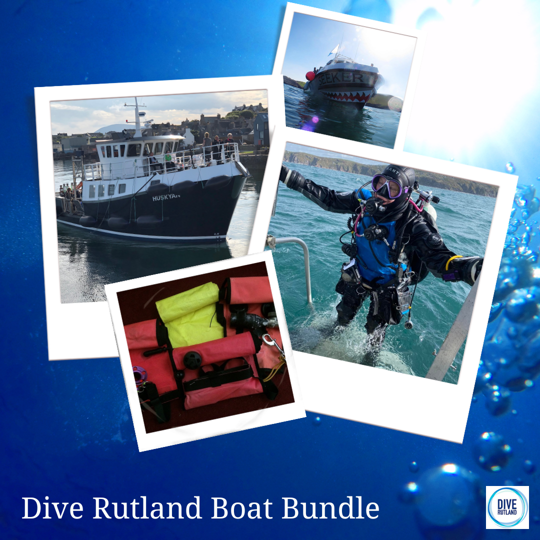 Dive Rutland Boat Bundle - Be prepared to go diving off a Boat and use of an SMB