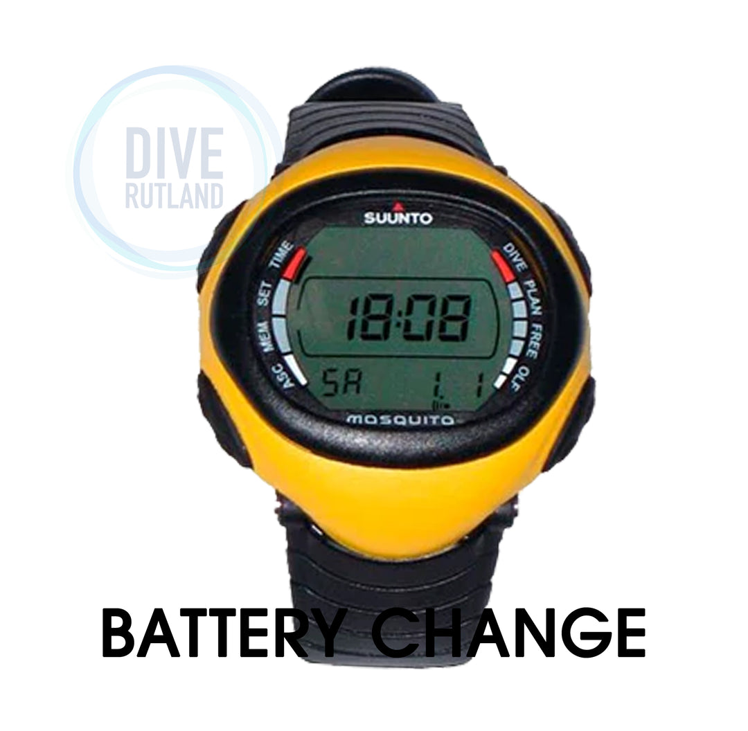 Dive Rutland Battery Change Suunto Mosquito/D3