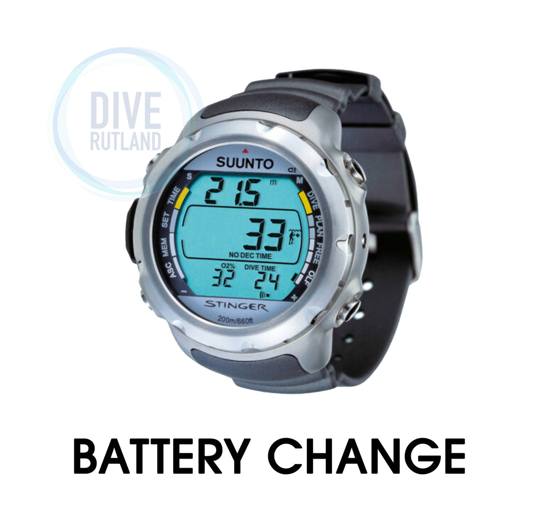 Dive Rutland Battery Change Suunto Stinger/Spyder