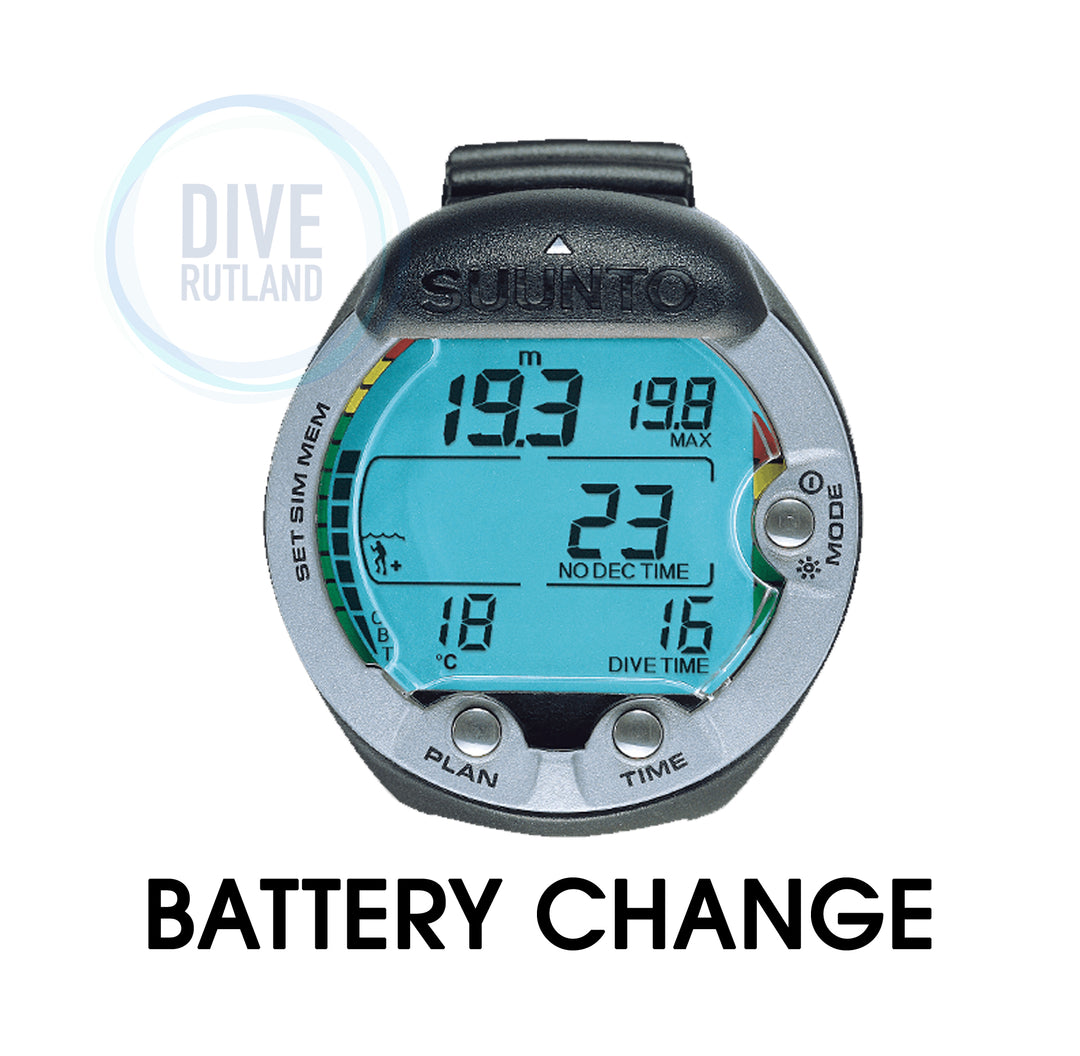 Dive Rutland Battery Change Suunto Vyper