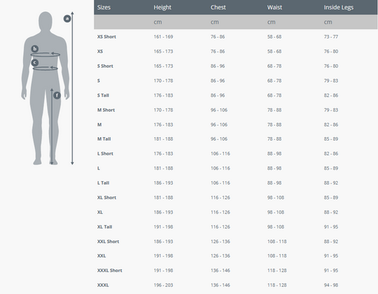 Fourth Element Mens Sizes