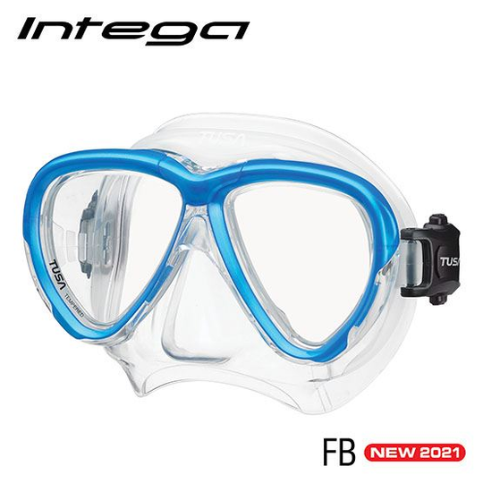 Tusa Intega Mask Fishtail Blue | Dive Rutland
