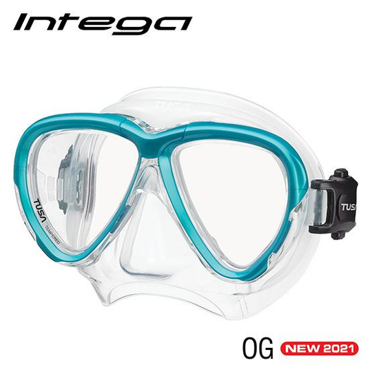 Tusa Intega Mask Ocean Green | Dive Rutland