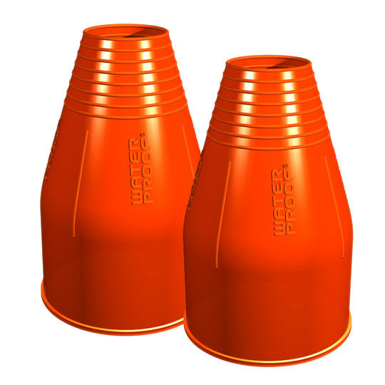 Waterproof Silicone Wrist Seals Orange| Dive Rutland