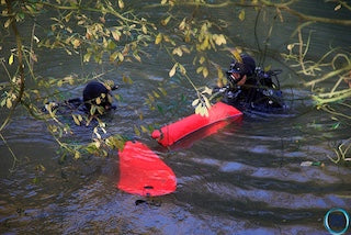 Deployed SMB and Lifting Bag