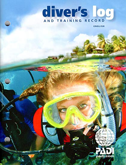 PADI Divers Log and Training Record available at Dive Rutland