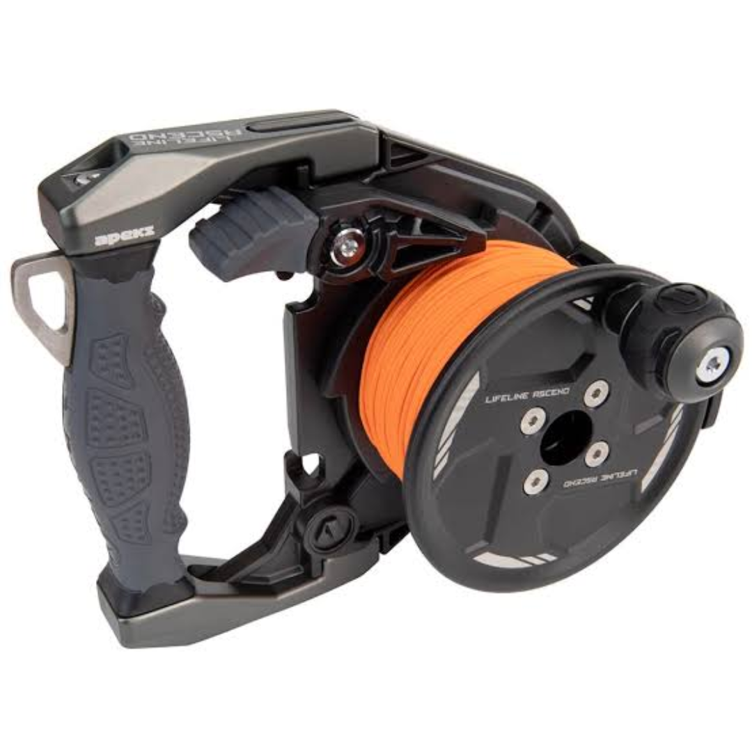 Apeks Ascend Reel Grey comes in 30 or 60m | Dive Rutland