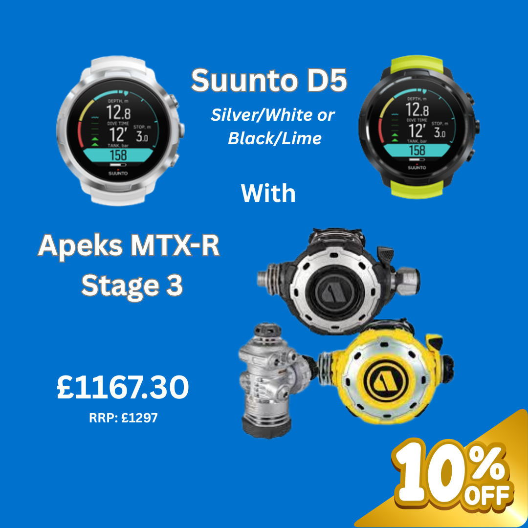 Apeks MTX-R with Suunto D5