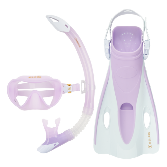 Aqualung Nabul Snorkelling Set Purple available at Dive Rutland