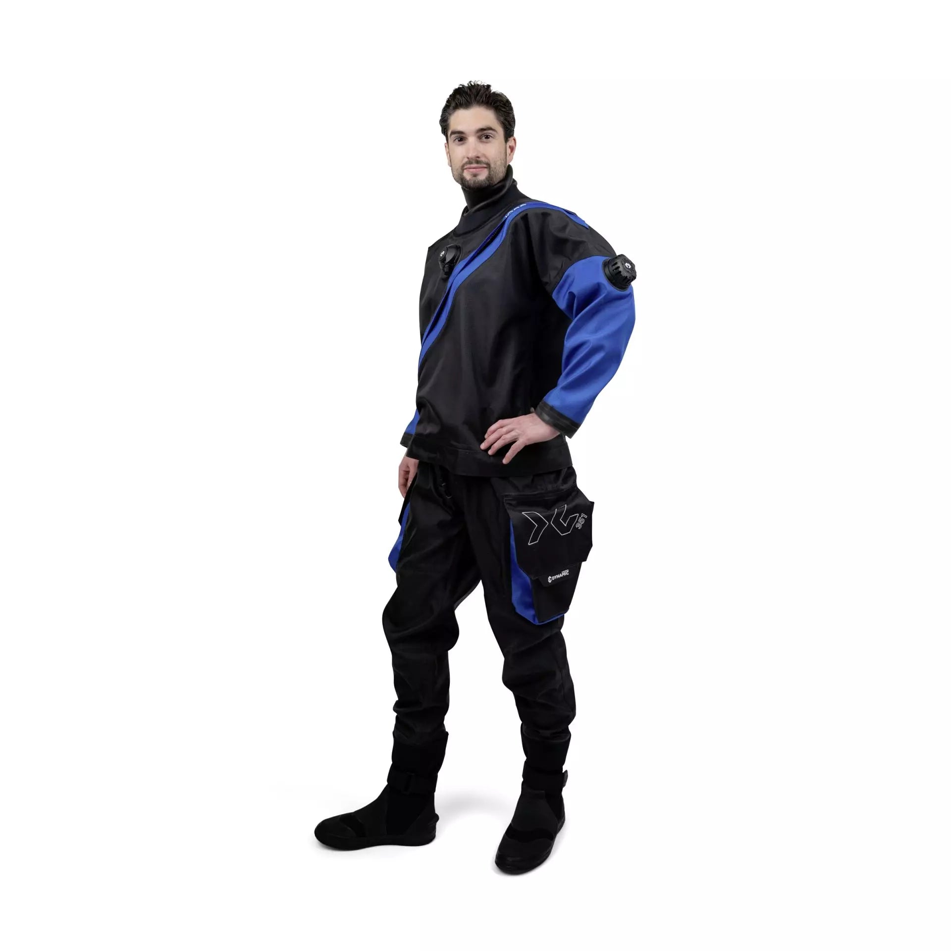 DynamicNord Drysuit Mens DG_351 Black/ Blue | Dive Rutland