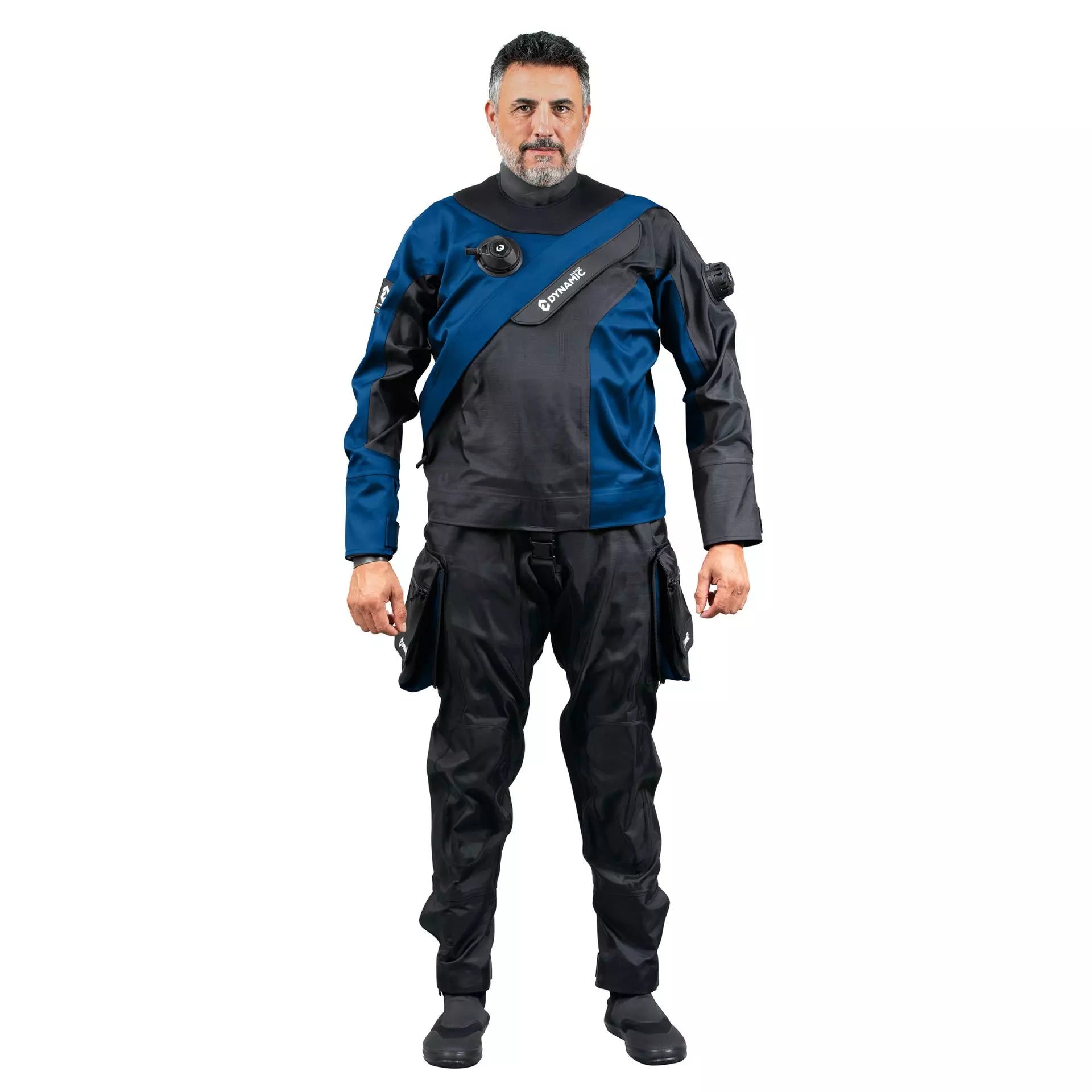 DynamicNord Drysuit Superior Black/Blue RS351 - Mens | Dive Rutland