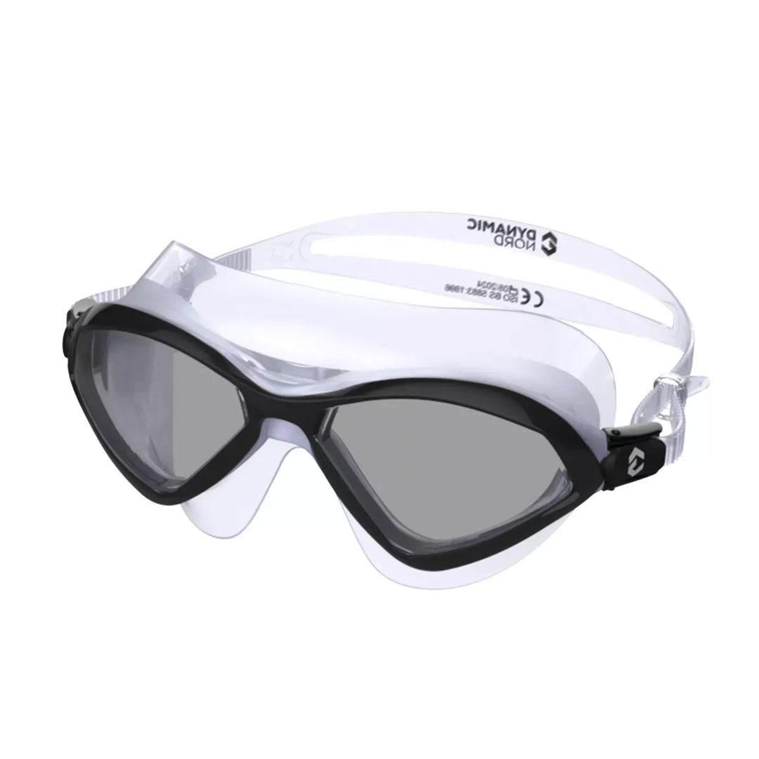 DynamicNord Endurance Swim Mask for Adults in Black / Grey | Dive Rutland