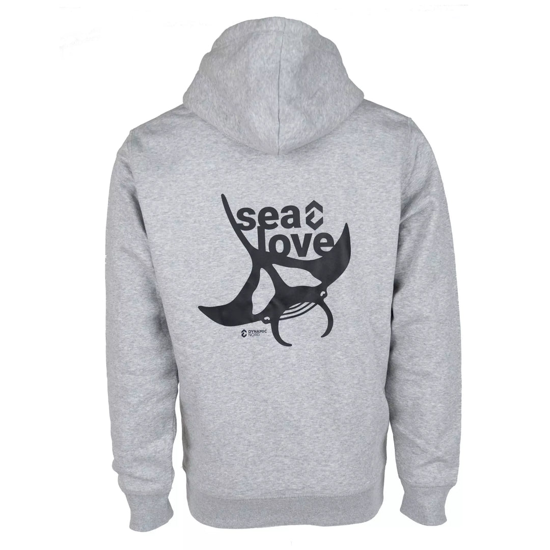 DynamicNord Hoodie Grey BHM-24 Back View  | Dive Rutland