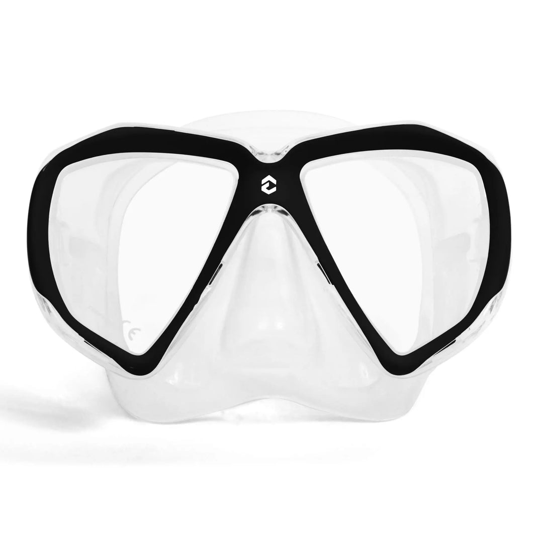 Dynamic Nord VM50 Ultra Clear Mask Advanced Clear / Black | Dive Rutland