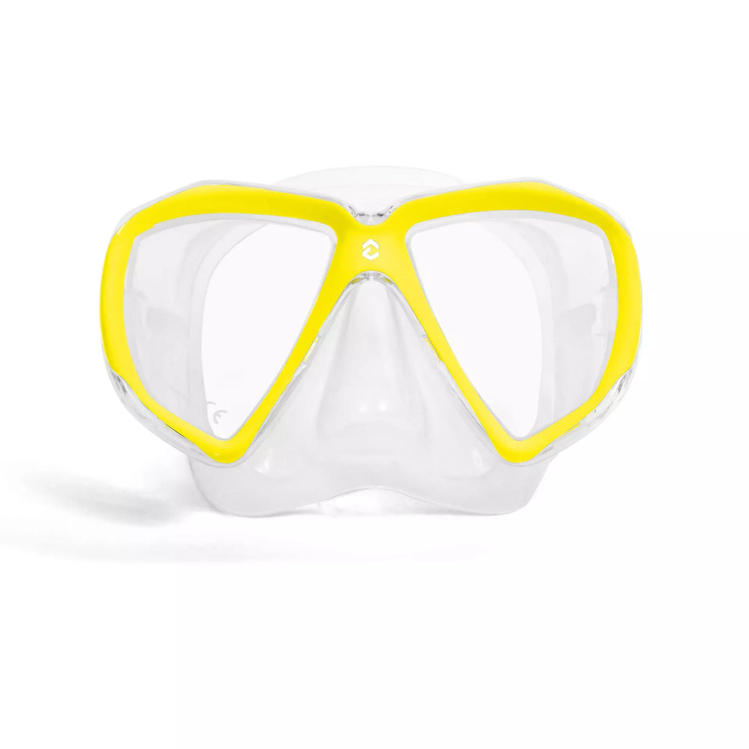 Dynamic Nord VM50 Ultra Clear Mask Advanced Clear / Yellow| Dive Rutland