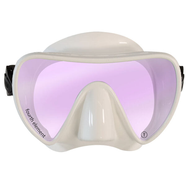 Fourth Element Scout Mask in White with Enhance Lens  | Dive Rutland
