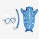 Mares Combo Zoo Blue Mask and Snorkel set | Dive Rutland