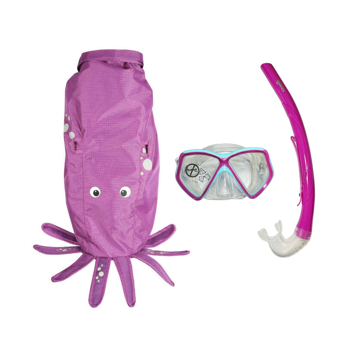 Mares Combo Zoo in purple with mask and snorkel | Dive Rutland