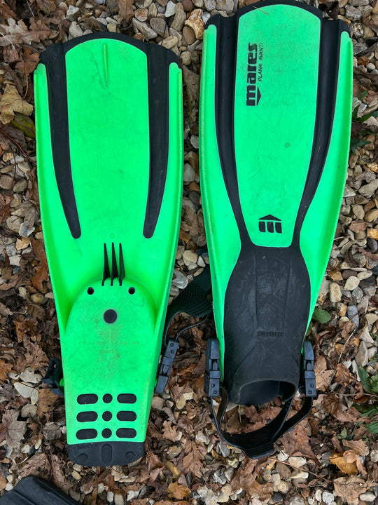 Mares Plana Avanti Green Fins XL Secondhand | Dive Rutland