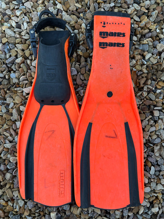 Mares Fins Orange Secondhand | Dive Rutland