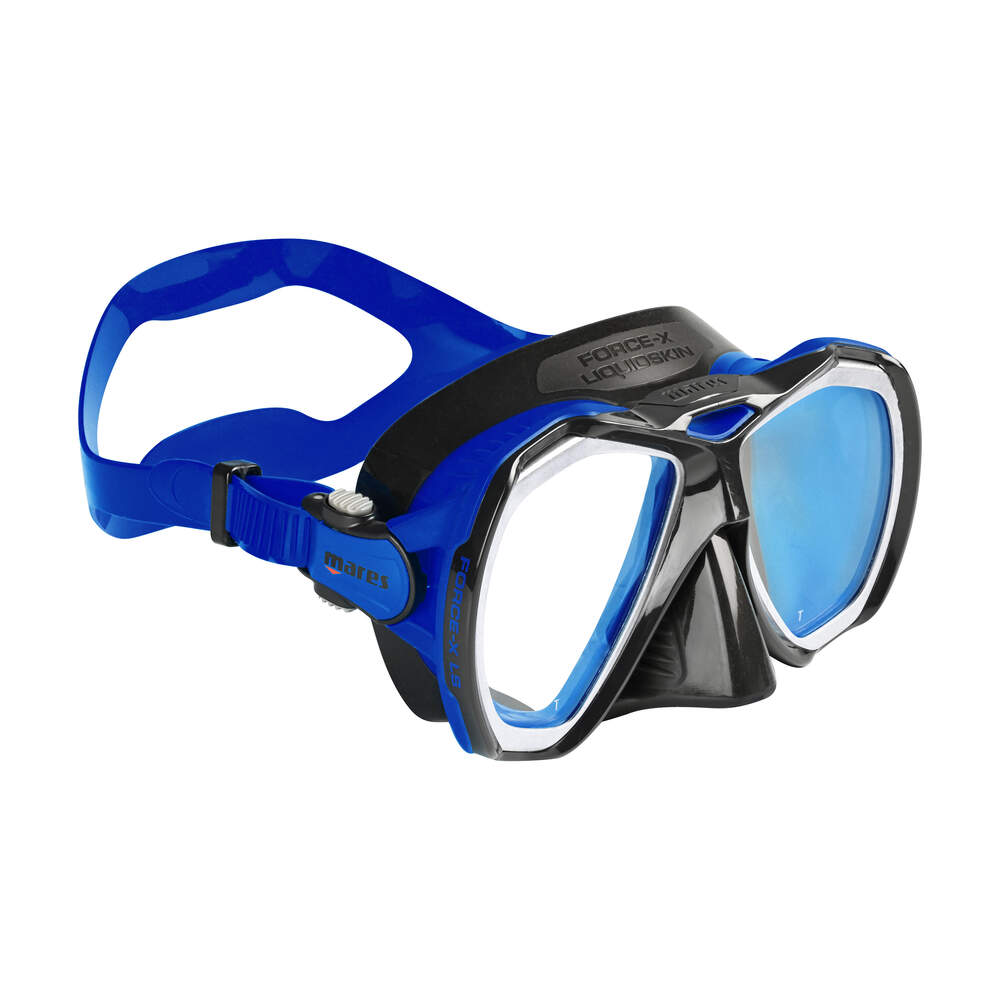 Mares Force-X LS Mask Black / Blue | Dive Rutland
