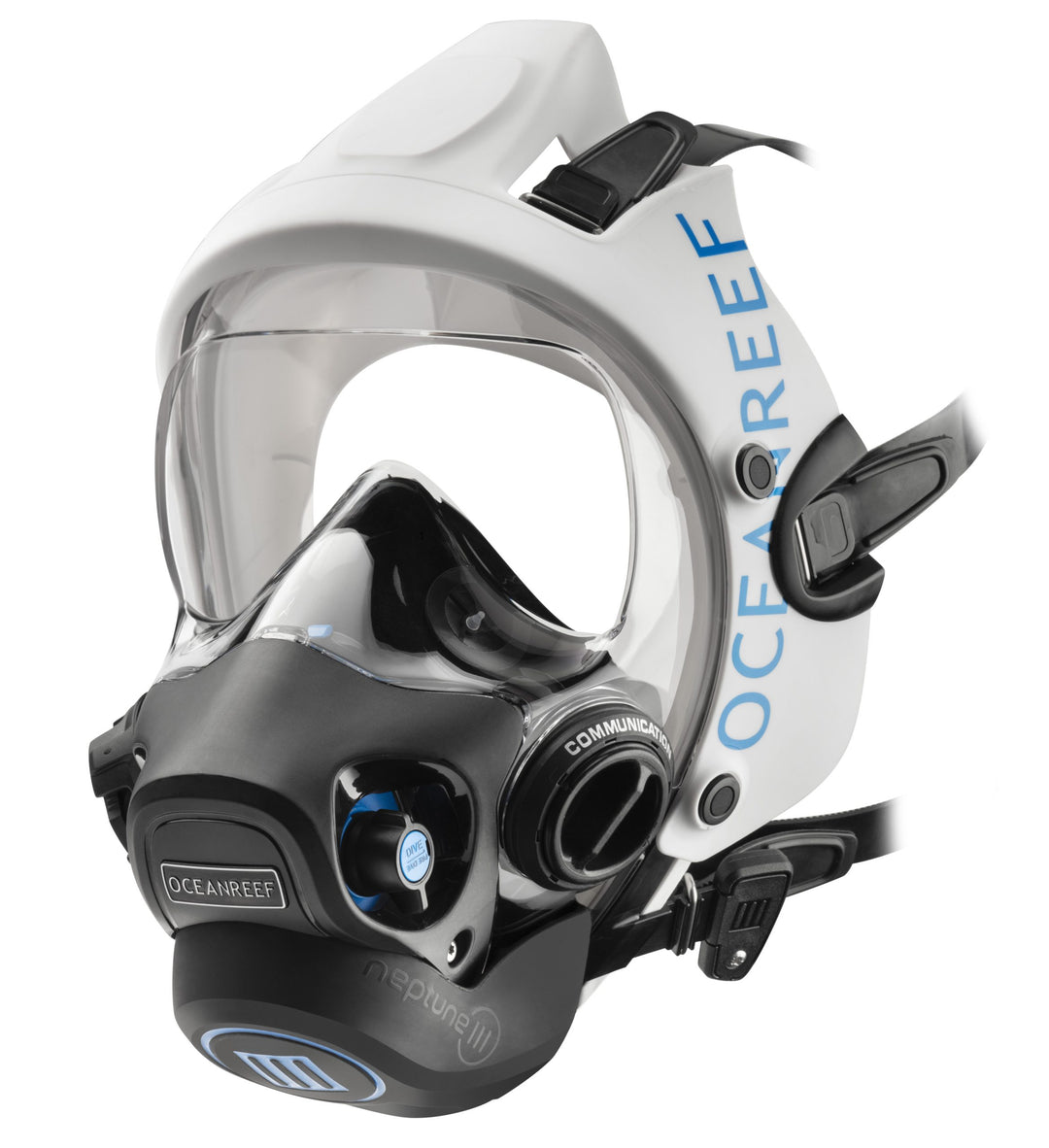 Ocean Reef Neptune III in White Full Face Mask | Dive Rutland