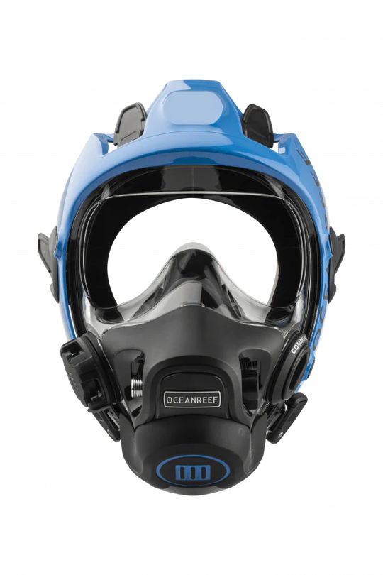 Ocean Reef Neptune III Integrated Diving Mask Blue| Dive Rutland