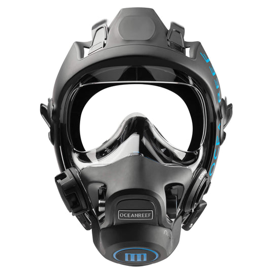 Ocean Reef Neptune III Integrated Diving Mask Black | Dive Rutland