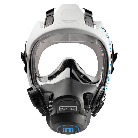 Ocean Reef Neptune III Integrated Diving Mask White | Dive Rutland