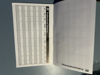 SSI Professional DiveLog Refill