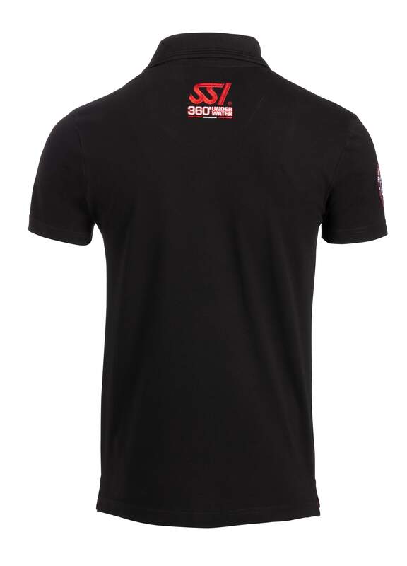 SI Mens Polo Instructor Back | Dive Rutland