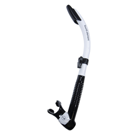 Fourth Element Splash Snorkel Black / White | Dive Rutland