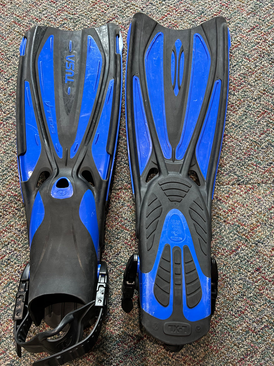 Fins: Open Heel: Various: Secondhand