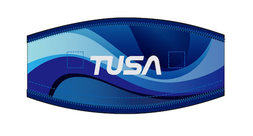TUSA TA-5008 Mask Strap Cover Blue | Dive Rutland