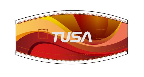 TUSA TA-5008 Mask Strap Cover Orange | Dive Rutland
