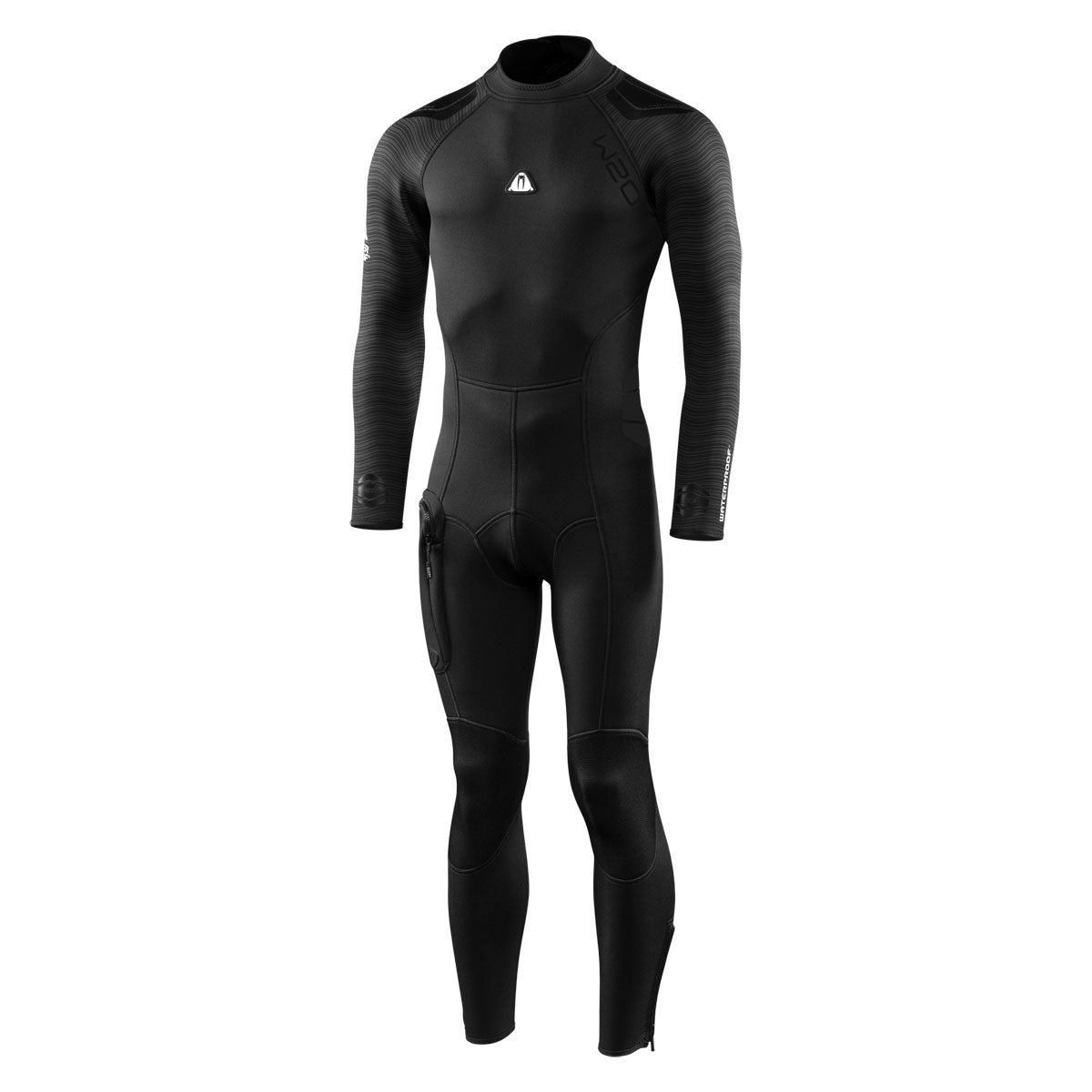 Mens Waterproof Wetsuit 2.5mm in Black | Dive Rutland