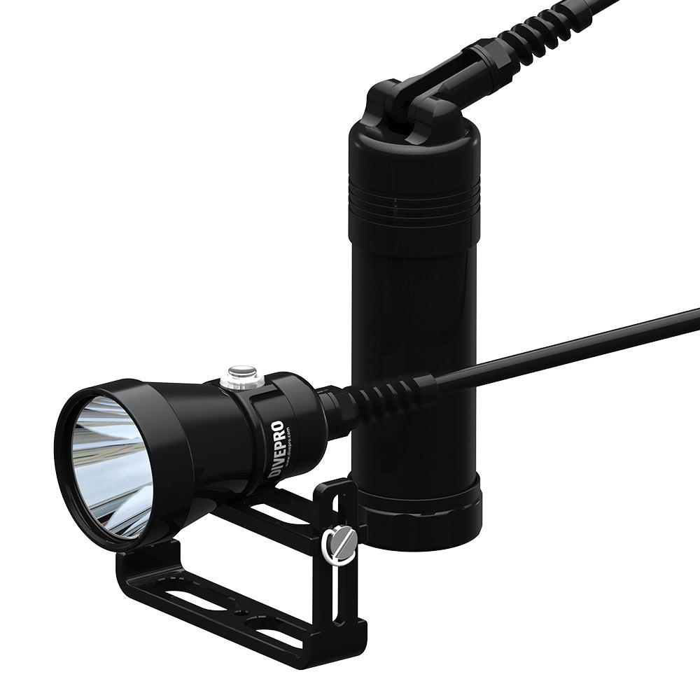 Divepro CL-8 Rotating Cable 4200 Lumen Umbilical Torch