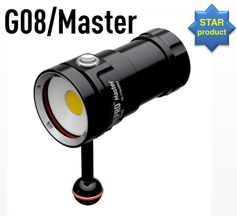 Divepro G08 Master COB 8000 Lumen 95 CRI Video Light