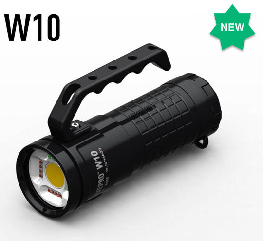 DivePro W10 10000 Lumen Video Light with Underwater Battery Change