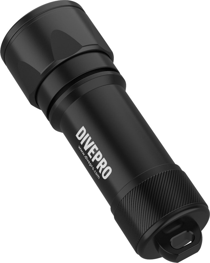 Divepro D6F 1050 lumen Twist Video/Photo Light - 240 mins burn time