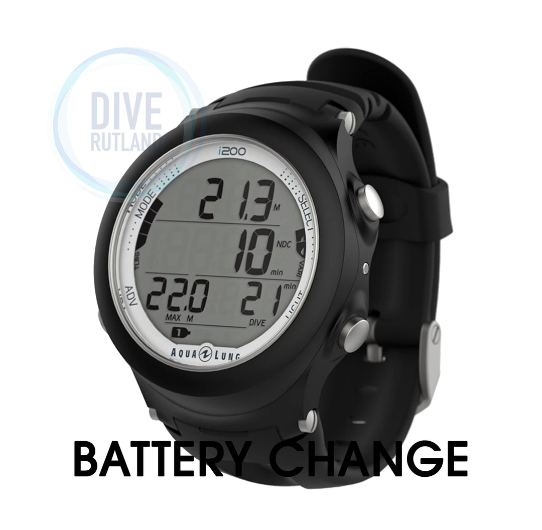 Dive Rutland Battery Change - Aqualung i200