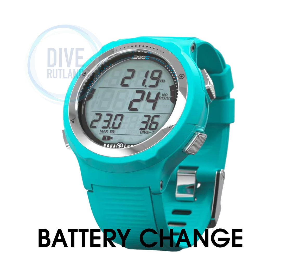 Dive Rutland Battery Change - Aqualung i200c