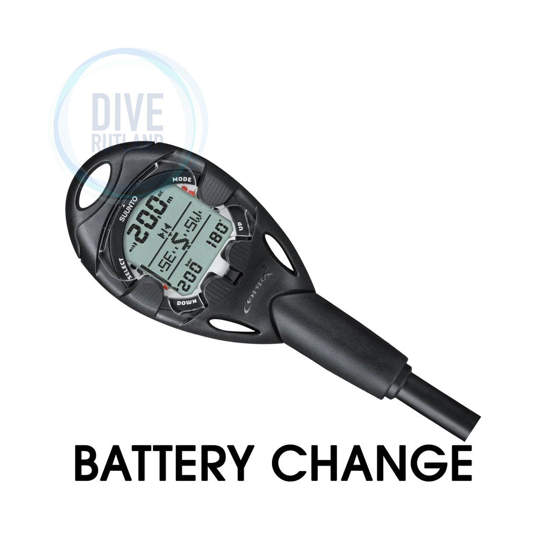 Dive Rutland Battery Change Suunto Cobra