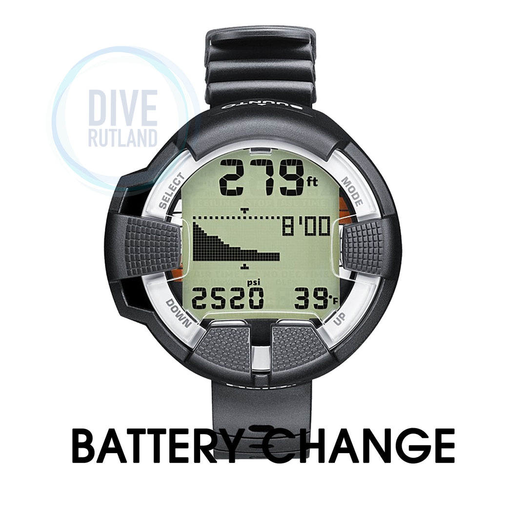 Dive Rutland Battery Change HelO2
