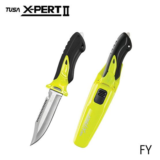Tusa FK910 Xpert II Knife Yellow| Dive Rutland