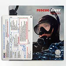 PADI Rescue Manual available at Dive Rutland